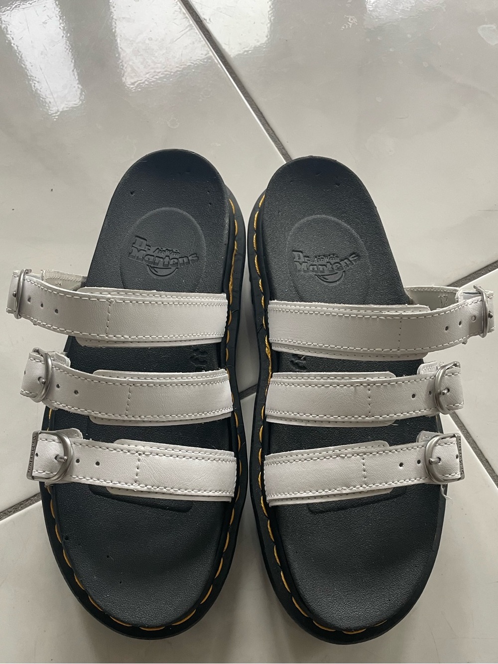 Dr. Martens Women’s White Blair Sandals